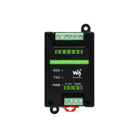 Módulo de Salida PWM Industrial de 4 Canales, Protocolo Modbus RTU, Interfaz RS485 Aislada, Frecuencia y Ciclo de Trabajo Ajustables