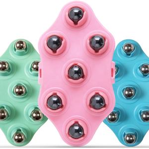 7 palline Anti-Cellulite 360 massaggiatore a rulli per guanti massaggiatore massaggiatore per muscoli del corpo - Product Image 5