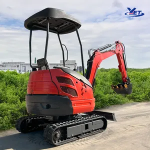 Gratis pengiriman perayap kecil 1 ton 1.5 ton 3 ton 3.5 ton penggali tas mini Crawler excavator