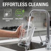 Mixeur Électrique Haute Performance Silencieux pour Smoothies – Essentiel de Cuisine Domestique – Blender de Table pour la Cuisine