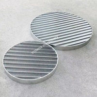 Saringan Baja Tahan Karat 304 316L, Saringan Johnson, Kawat Saringan Wedge untuk Pemisahan Padatan Cair
