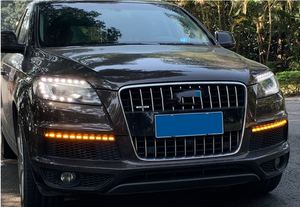 Nouveaux feux de jour à LED pour <span class=keywords><strong>Audi</strong></span> <span class=keywords><strong>Q7</strong></span> 2010-2015, <span class=keywords><strong>clignotant</strong></span> <span class=keywords><strong>dynamique</strong></span> jaune ambre, 12V, garantie 1 an - Product Image 2