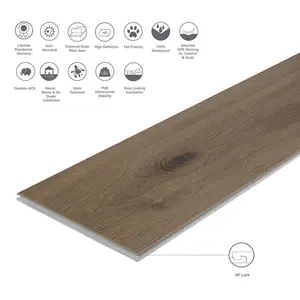 Wear Resistant SPC Click Lock Vinyl PVC Flooring LVP Flooring Vinyl Plank Floor