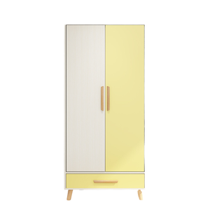 <span class=keywords><strong>Armadio</strong></span> Moderno Semplice a Due Ante <span class=keywords><strong>Bianco</strong></span>, Organizzatore <span class=keywords><strong>per</strong></span> Vestiti Bambina, Mobili <span class=keywords><strong>per</strong></span> Camera da Letto Ragazze, Uso Generale Casa, Porta in MDF, 5 Ripiani, Scuola - Product Image 4