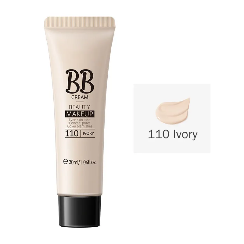 Natural Brightening BB Cream Foundation Base Makeup Concealer Cream Lasting Whitening Moisturizing Primer Face Beauty Cosmetics