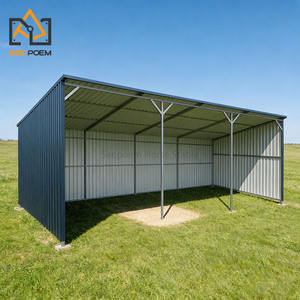 Refugio para Animales de Granja, Cobertizo Metálico, Equipo para <span class=keywords><strong>Caballos</strong></span>, Establo, Refugio para Ganado, Refugio para Ovejas - Product Image 1