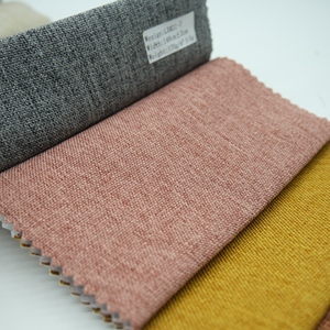 100% <span class=keywords><strong>Polyester</strong></span> Linen cái nhìn vải chống nhăn dệt kim sợi dọc Dobby mô hình sofa vải cho sofa bọc - Product Image 6