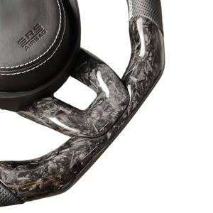 Volant de voiture personnalisé en fibre de carbone véritable et cuir <span class=keywords><strong>sport</strong></span> pour City GE6 GR8 GK5 8.5 Civic FA1 2011 2012 - Product Image 4