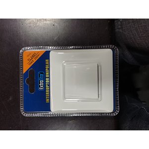 BLIS CJ120 Interruptor de pared de un solo polo Material de PC 250V Máx. Voltaje 10A Uso doméstico Base de interruptor empotrado Tornillos Cableado Estándar UE/EE. UU. - Product Image 1