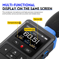 FNIRSI FDM-02 Sonomètre numérique de haute précision 30dB-130dB Sonomètre pondéré A/C Instrument de mesure du niveau sonore portable OEM