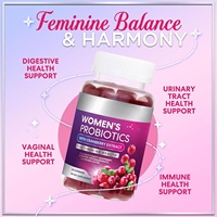 Gummies probiotiques en marque blanche OEM/ODM, 60 pièces, soutien immunitaire quotidien, santé digestive, complément vitaminique, certifié halal