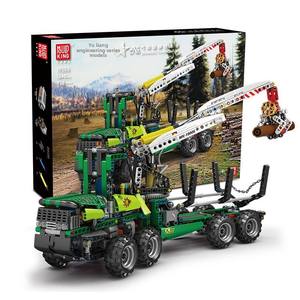Model King 19006 Serie City, Kit de Construcción de Motosierra Eléctrica a Control Remoto de Plástico ABS, Alta Dificultad de Construcción - Product Image 5