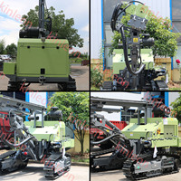 Foreuse à chenilles DTH KL712 70 kW, forage 30 m, vitesse de déplacement 0-2 km/h, pompe de forage rocheux robuste, roulement haute efficacité énergétique