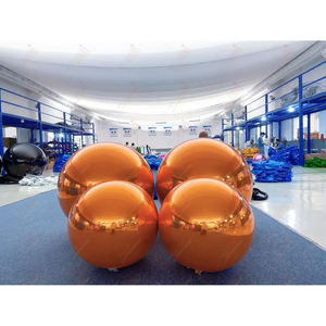 Zhenmei 1M Gigante Espejo Esfera Globo Inflable Publicidad Inflables <span class=keywords><strong>en</strong></span> Plata Blanco Negro Azul Verde Rojo Naranja Púrpura - Product Image 1