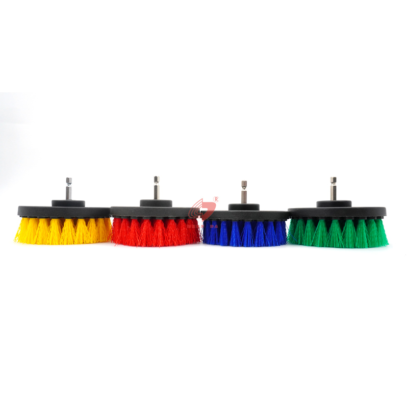 24pcs Electric Drill Cleaning Brush Power Scrubber Set Household