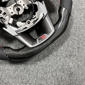 Pour <span class=keywords><strong>Toyota</strong></span> LC76 LC70 Fortuner vigo Hilux revo GR volant en Fiber de carbone véritable personnalisé avec palettes de changement de vitesse - Product Image 6