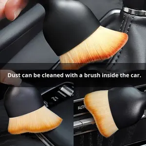 Spazzola per la pulizia del condizionatore d'aria per auto corta strumento di rimozione della polvere interna per fessure - Product Image 4