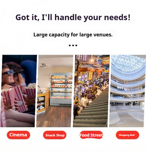 Équipement de collation industriel commercial, <span class=keywords><strong>machine</strong></span> à popcorn automatique à vendre - Product Image 4