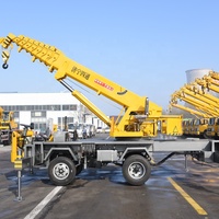 LUYING 8 Ton Fabrika Fiyatlı Portatif Hidrolik Kamyon Vinci, Liyuan Parçalarıyla 28m Kaldırma Yüksekliği ile İnşaat İçin
