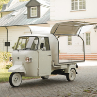 Camión de Cerveza/Vino Móvil Eléctrico Piaggio Ape 50 Personalizado, Nuevo, con Características Resistentes a la Oxidación y Sistema de Alimentación Integrado, en Venta