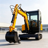 Mini-excavatrice fabriquée en Chine pour l'exportation, conforme aux normes internationales
