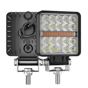 DXZ, nuevo, Auto, alta potencia, 4 pulgadas, Color dual con proyector DRL, luz antiniebla Led, parachoques, cubo, haz puntual, todoterreno, 4x4, luz de trabajo Led de respaldo