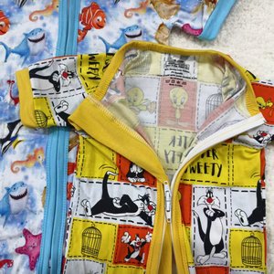 Yy RTS Mystery Box <span class=keywords><strong>Pigiama</strong></span> Unisex in Bambù per Neonati, Tutina Casual con Cerniera Bidirezionale, Lavabile, in Maglia a Maniche Corte - Product Image 3