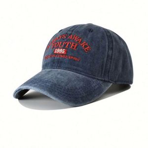 Casquettes de baseball vintage non structurées en coton lavé avec logo brodé personnalisé pour hommes – Vente en gros - Product Image 6