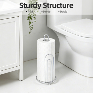 <span class=keywords><strong>Soporte</strong></span> Compacto de Hierro Pulido para <span class=keywords><strong>Papel</strong></span> Higiénico, Estante de Almacenamiento de <span class=keywords><strong>Papel</strong></span> Higiénico Multi-Rollo para Baños del Hogar y Hoteles - Product Image 4