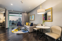 Suite présidentielle d'hôtel 5 étoiles, mobilier complet sur mesure en bois massif et MDF moderne, appartement, salon, chambre à coucher, salle à manger