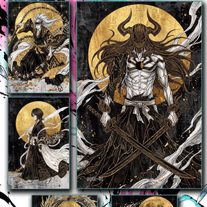 Cartes de collection d'art anime Baiye <span class=keywords><strong>Bleach</strong></span> <span class=keywords><strong>Thousand</strong></span> <span class=keywords><strong>Year</strong></span> <span class=keywords><strong>Blood</strong></span> <span class=keywords><strong>War</strong></span> Kurosaki Ichigo, cartes en papier Shikishi pour les fans - Product Image 3