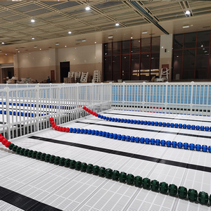 Revêtement de sol modulaire antidérapant pour <span class=keywords><strong>piscine</strong></span>, certifié CE JMDS, en ABS et PVC, écologique, pour installation encastrée - Product Image 1