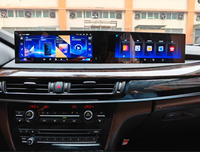 Autoradio GPS Stéréo Navigation Android à Double Écran 8+128G 21 Pouces Grand Écran pour Lecteur Multimédia pour BMW X5/X6 F15/F16