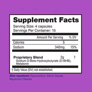 Cápsulas personalizadas <span class=keywords><strong>Keto</strong></span> Advanced <span class=keywords><strong>Keto</strong></span> Food Burning Fat Slimming Suplemento para perder peso - Product Image 5