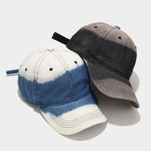 Nouvelle Tendance Casquette Dad Hat Personnalisée 6 Panneaux de Haute Qualité, Effet Délavé, Vintage, Teinture Tie-Dye, Vierge et Unie - Product Image 1