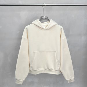 <span class=keywords><strong>Felpa</strong></span> con cappuccio <span class=keywords><strong>corta</strong></span> da uomo BOXY stile streetwear, pullover <span class=keywords><strong>oversize</strong></span> in pile tinta unita, all'ingrosso - Product Image 5
