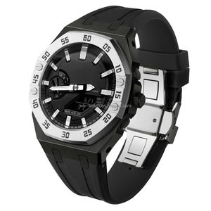 Kit de modification de montre en métal pour montre <span class=keywords><strong>G</strong></span> <span class=keywords><strong>Shock</strong></span> <span class=keywords><strong>Ga</strong></span> <span class=keywords><strong>2100</strong></span> avec lunette et bracelet en caoutchouc de silicone Timescale, bracelet pour OAK <span class=keywords><strong>G</strong></span> <span class=keywords><strong>Shock</strong></span> Ga2100 - Product Image 1