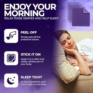 60 piezas/caja Parches de melatonina de composición natural para dormir, personalizables, para ayudar a conciliar el sueño - Product Image 4