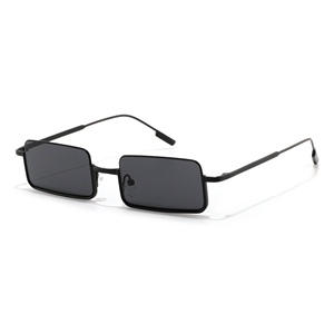 Gafas de Sol Rectangulares Unisex con Marco Metálico Completo, Protección UV400 para Adultos - Product Image 1