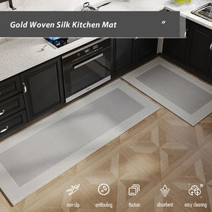 Tapete Rectangular para Cocina, de Fibra de Poliéster, Impermeable, Lavable a Máquina, de Tira Larga, para Restaurante - Product Image 2