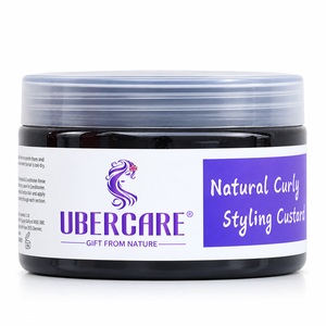 Crème capillaire anti-frisottis à base de plantes, noire, sans résidus, protection thermique et lissante, tenue moyenne, pour cheveux crépus - Product Image 1