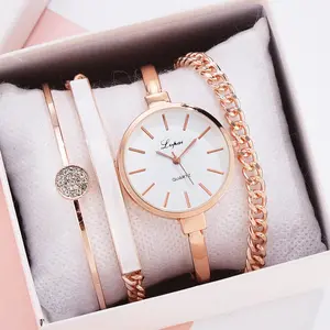 Women Watch bracelet box set Luxury watch gift set Fashion ladies bracelet Watches girl clock jewelry sets women gifts