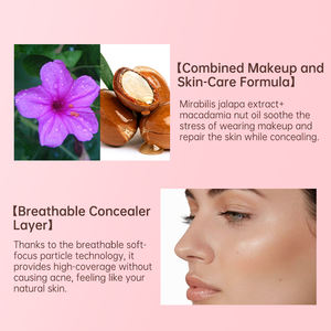 Stick correcteur de maquillage vegan à marque privée, 10 couleurs, couvrance totale, éclaircit le teint, réduit les ridules, longue tenue, waterproof - Product Image 4