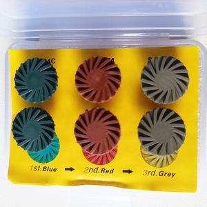 Lucidatrice dentale in resina composita disco diamantato sistema <span class=keywords><strong>RA</strong></span> disco 14mm ruota spirale Flex spazzole 3 colori - Product Image 5
