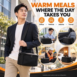 OEM ODM Thermal Food Carrier with Strong Zipper Closure and Adjustable Warmth for Office and Home Use, Private Label Service - Product Image 2