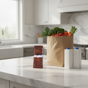 Boshiho Men's Vintage Trifold <b>Wallet</b> Bifold Credit Card Cash Pockets Genuine Leather <b>RFID</b> <b>Blocking</b> Multi-Function No Closure - Product Image 4