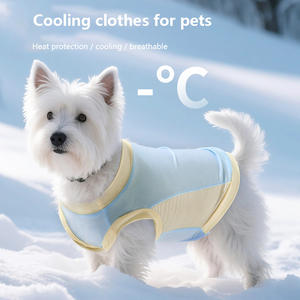 Vêtements de protection UV pour chiens, gilet de refroidissement d'été, vêtements pour chats personnalisés OEM, vêtements d'extérieur respirants en soie de glace pour animaux de compagnie, vente en gros - Product Image 3