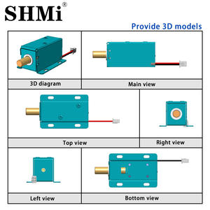 LY01A DC 12 В мини-Электрический цилиндр маленький умный дверной замок для шкафчика Экспресс-шкафчик системы безопасности - Product Image 4
