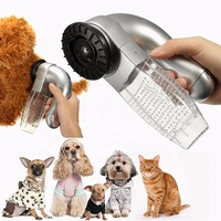 Oem Para Mascotas Pet Abs Cleaner Kam Grooming Tool Clean Remover Haar Bont Perro Elektrische Zuig Apparaat Huisdier Stofzuiger
