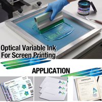 Encre optique variable (OVI) en gros pour usine, encre caméléon à changement de couleur, sérigraphie anti-contrefaçon pour la sécurité des certificats